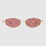 Oval frame sunglasses
